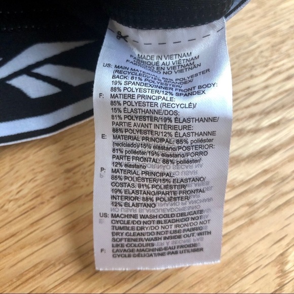 NWT REEBOK CLASSIC SPORT BRA - XS - Picture 8 of 10